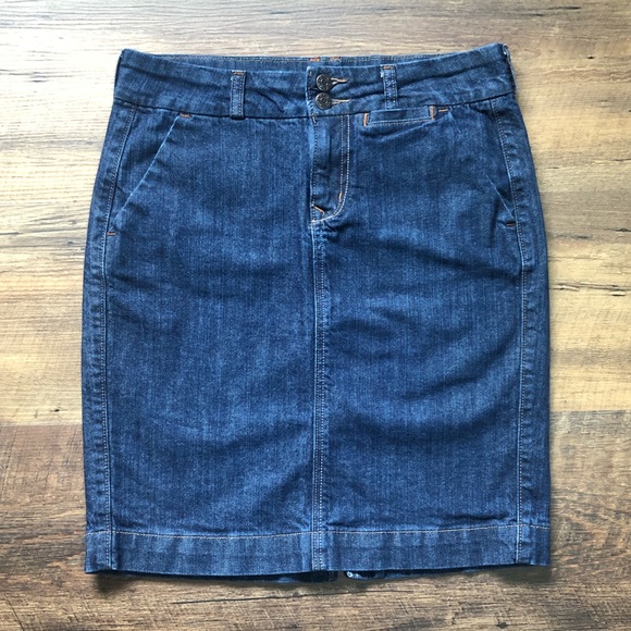 Old Navy Dresses & Skirts - Old Navy Jean Midi Skirt, With Pockets, Size 8